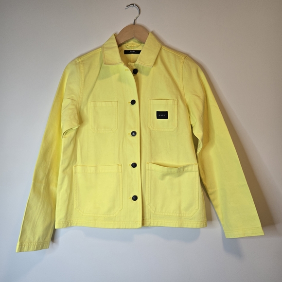 Obey Jackets & Blazers - NWT Obey Lime Utility Jacket Size S